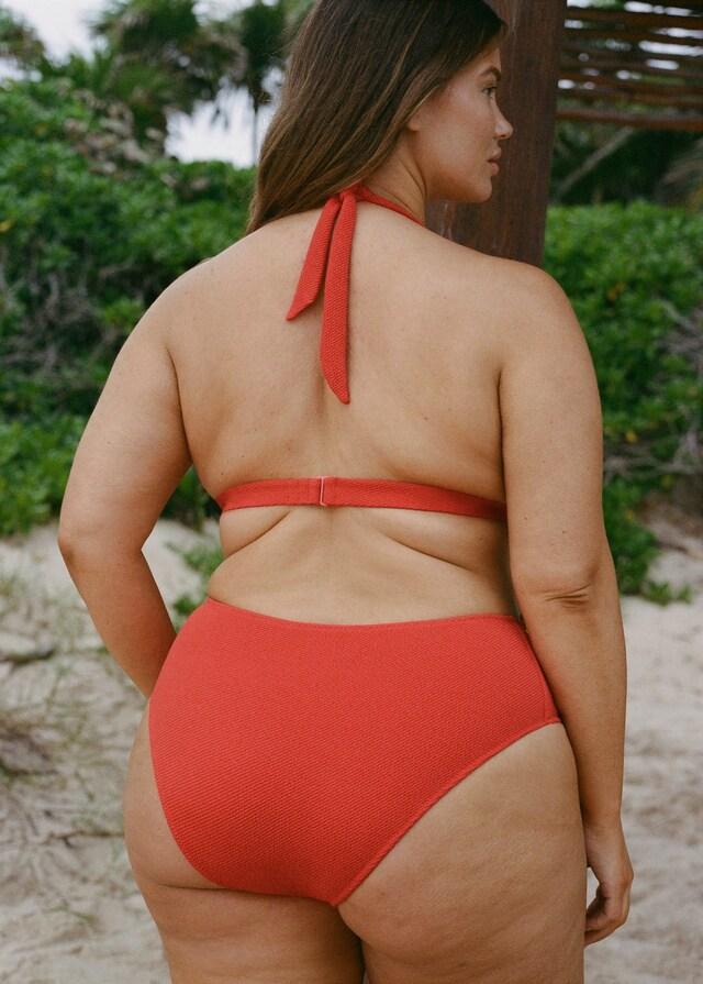 Mango Top bikini textura anilla decorativa Ofertas