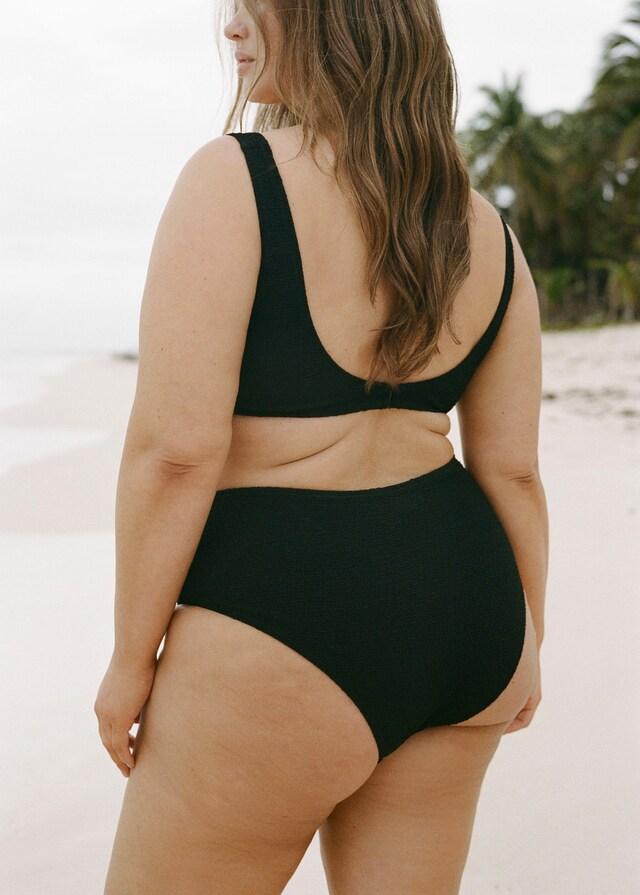 Mango Top bikini efecto toalla Rebajas baratas