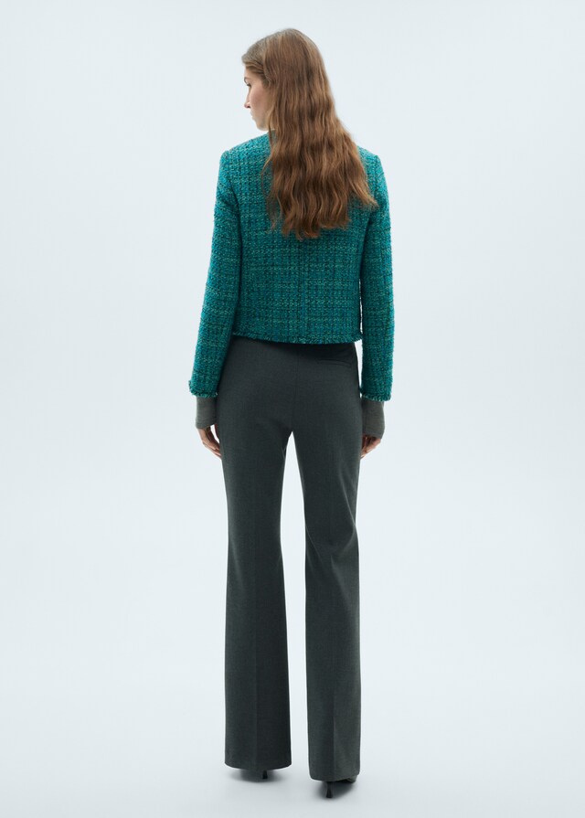 Mango Chaqueta tweed bolsillos Rebajas top