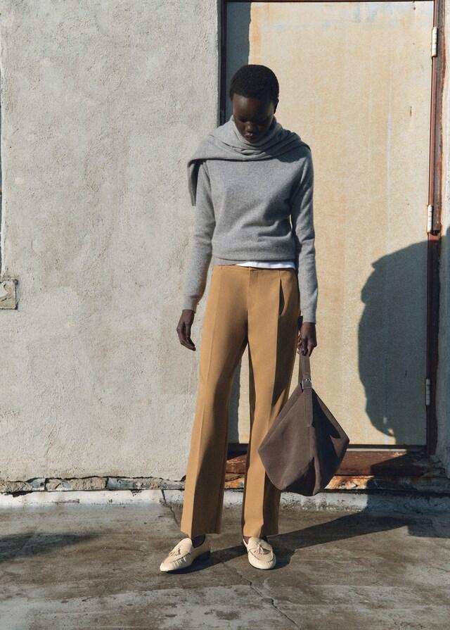 Mango Pantalón recto pinzas Promoción por tiempo limitado