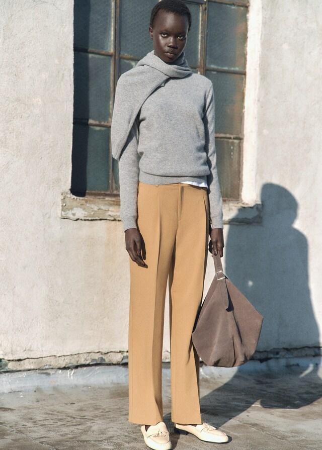 Mango Pantalón recto pinzas Promoción por tiempo limitado
