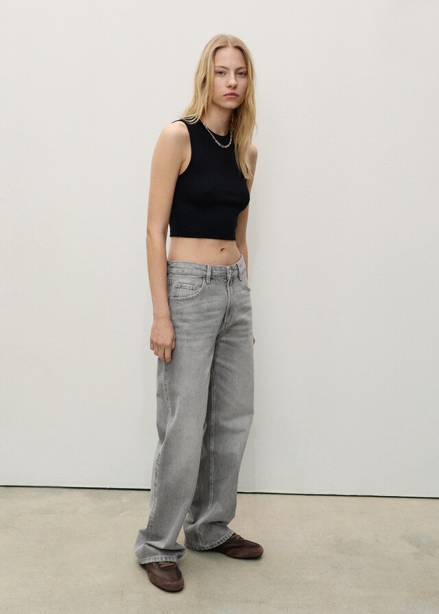 Mango Jeans Miami rectos tiro medio En oferta
