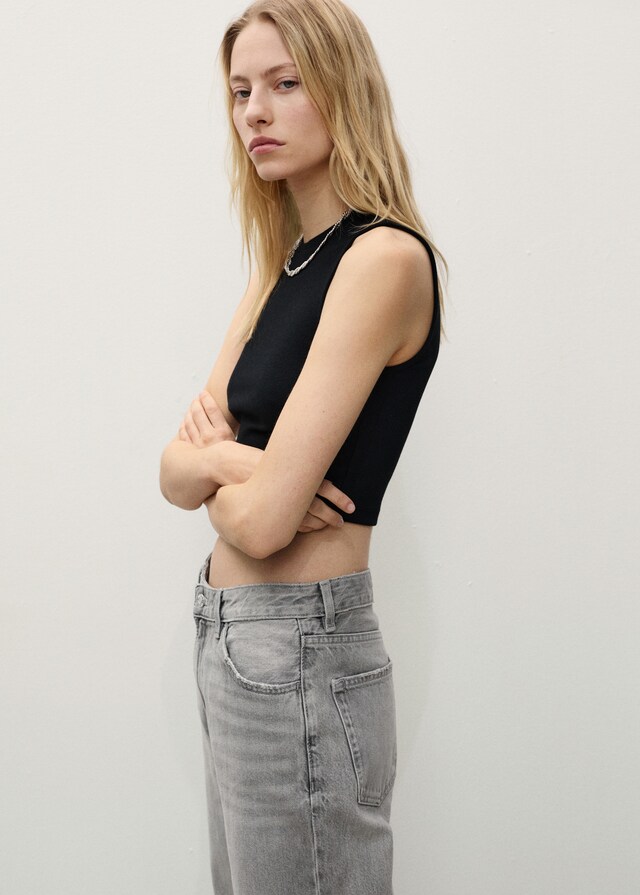 Mango Jeans Miami rectos tiro medio En oferta