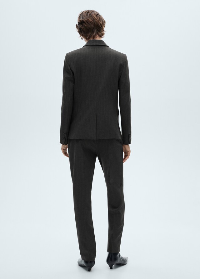 Mango Blazer traje raya diplomática Descuento por venta flash