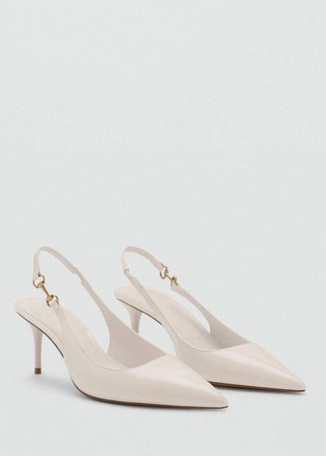 Mango Zapato tacón detalle eslabón Último día