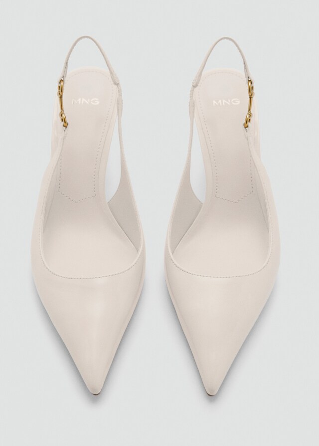 Mango Zapato tacón detalle eslabón Último día