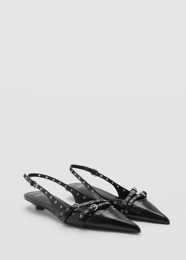 Mango Zapato kitten troquelado Precio de fábrica
