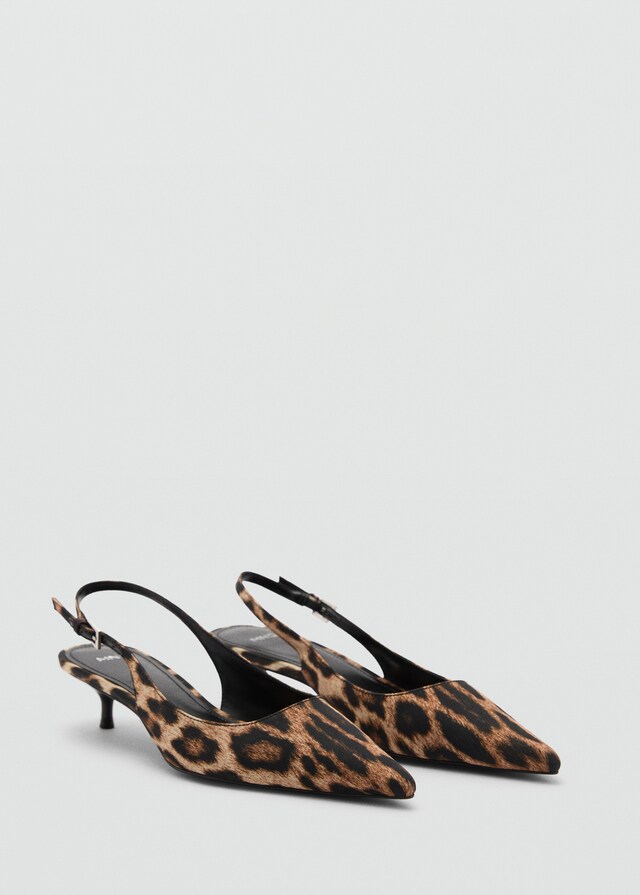 Mango Zapato tacón leopardo Promoción por tiempo limitado