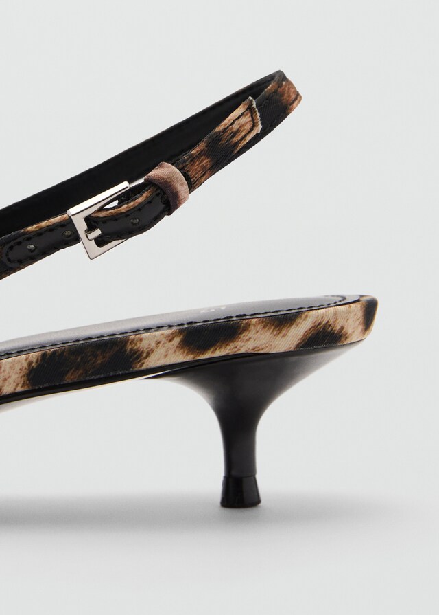 Mango Zapato tacón leopardo Promoción por tiempo limitado