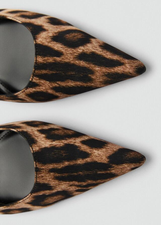 Mango Zapato tacón leopardo Promoción por tiempo limitado
