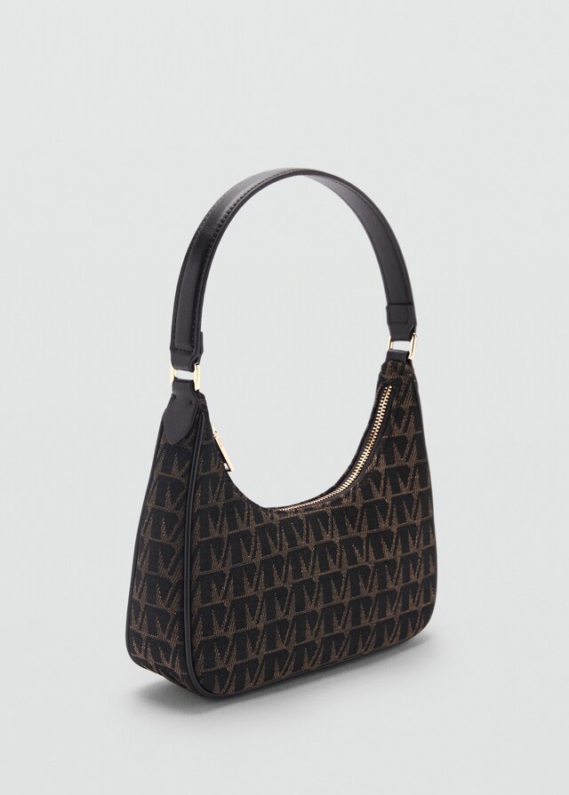 Mango Bolso hombro estampado logo Ofertas de temporada