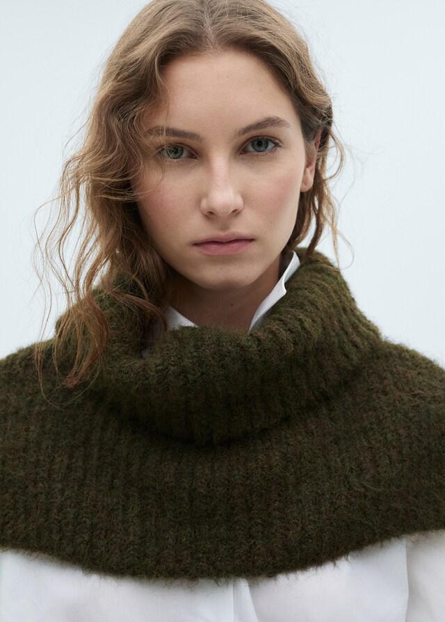 Mango Chal cuello vuelto crop Rebajas