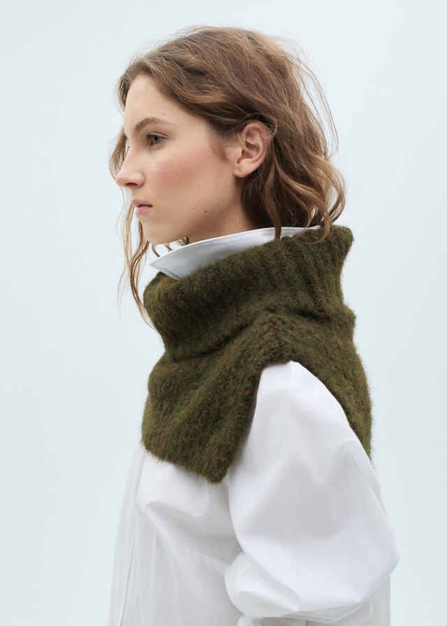 Mango Chal cuello vuelto crop Rebajas