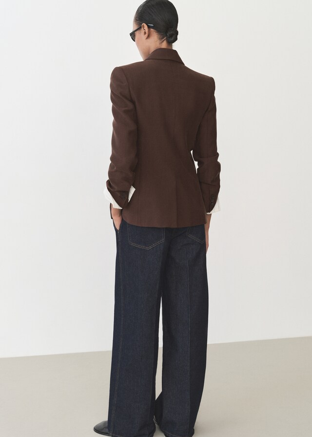 Mango Blazer lyocell entallada Solo hoy
