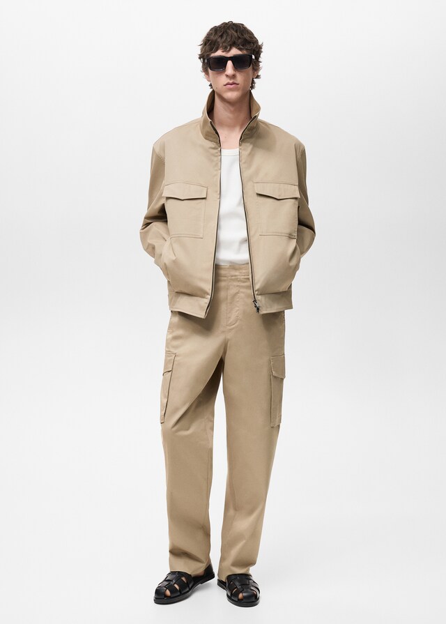 Mango Pantalón cargo relaxed fit Libre de impuestos