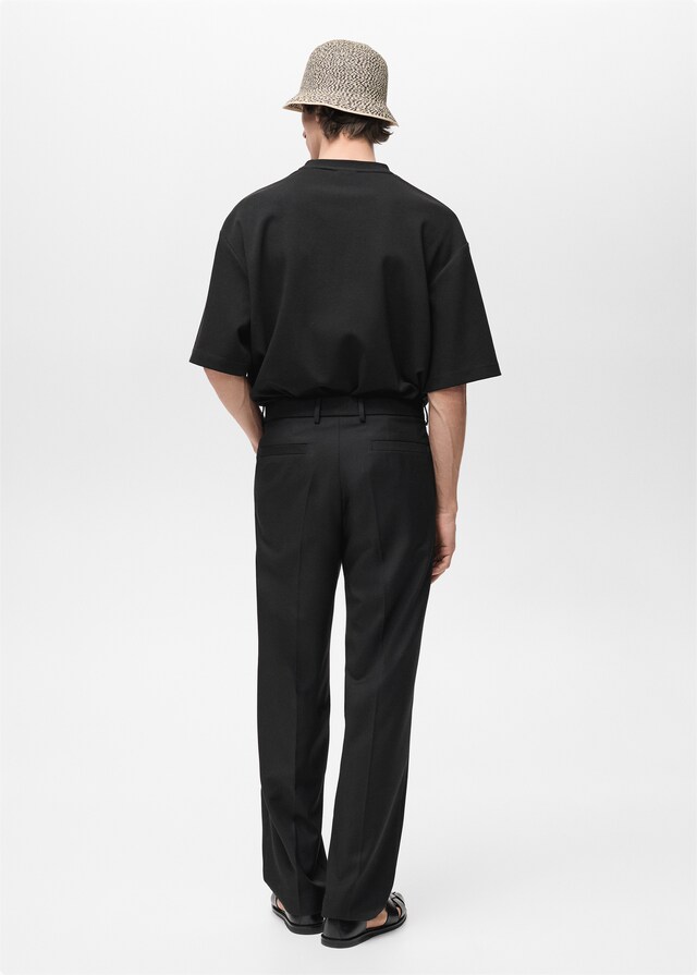 Mango Camiseta oversized bolsillo Descuentos del mes