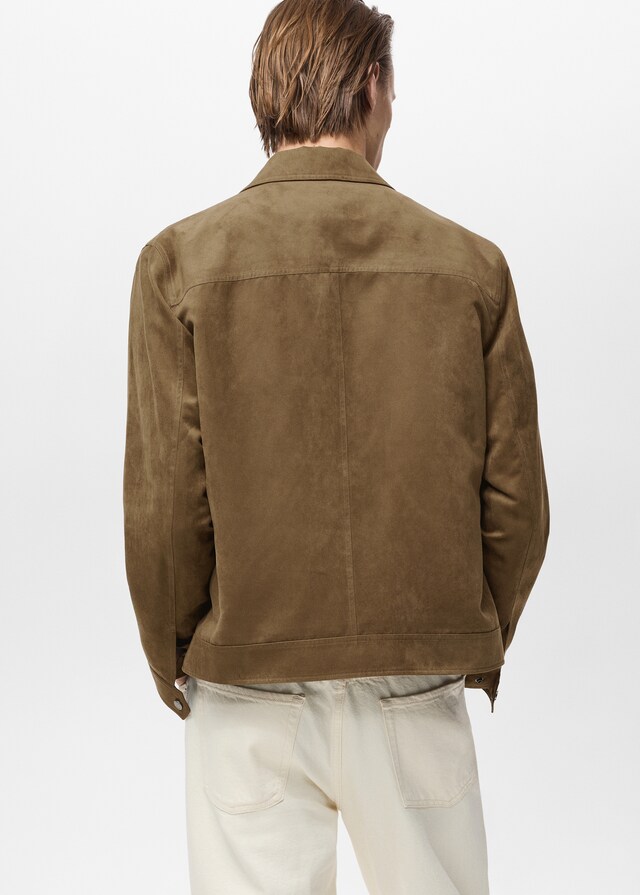 Mango Chaqueta efecto ante cremallera Gran oferta