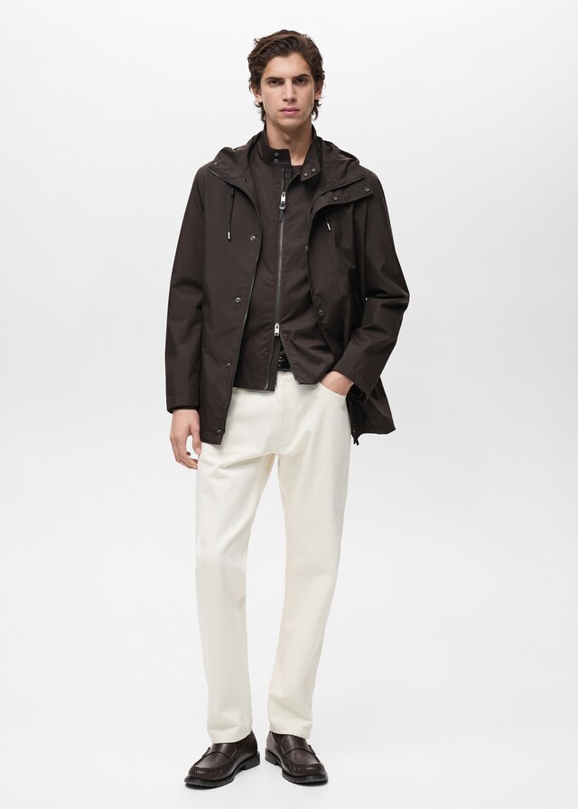 Mango Parka capucha water repellent Los más vendidos