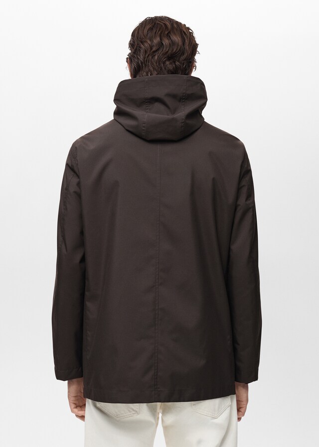 Mango Parka capucha water repellent Los más vendidos