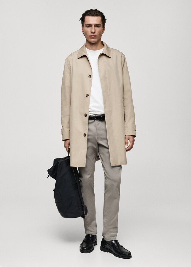 Mango Gabardina clásica water repellent Tienda