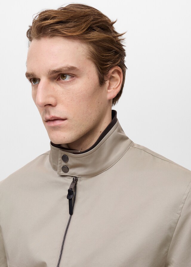Mango Cazadora algodón water repellent Tienda