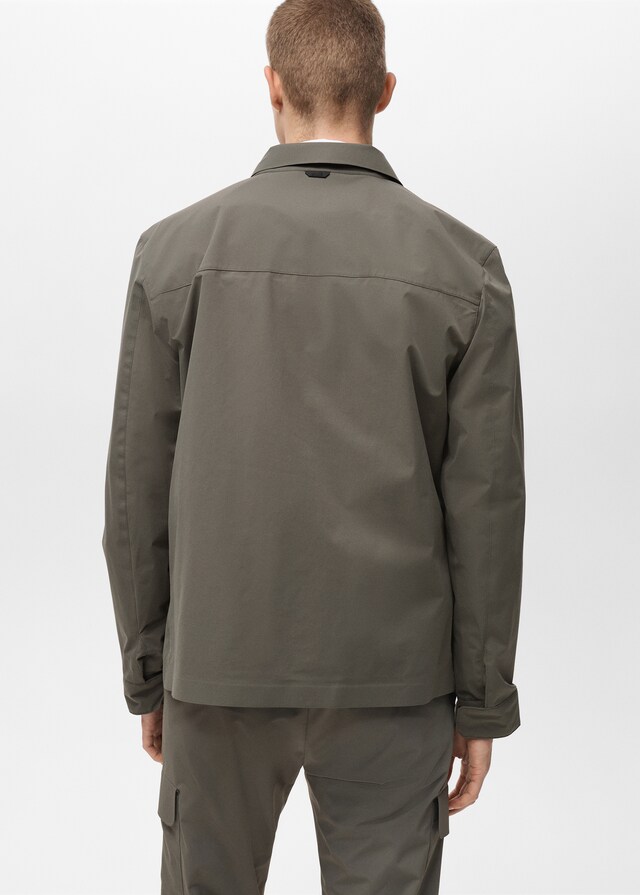 Mango Chaqueta water repellent bolsillos Mejor oferta