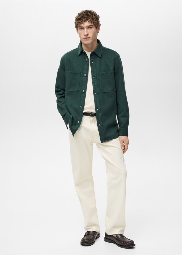 Mango Sobrecamisa tencel regular fit Rebajas online