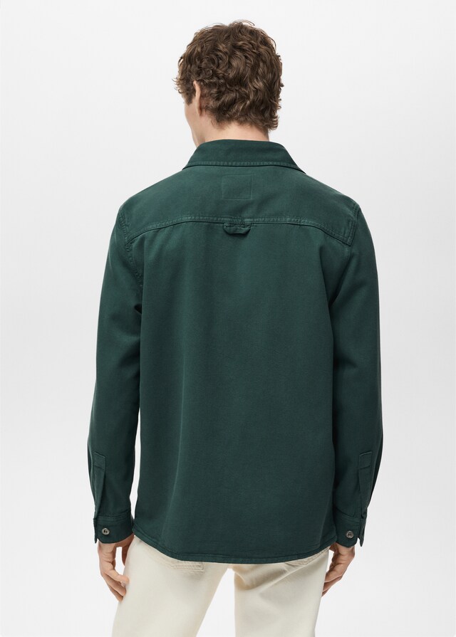 Mango Sobrecamisa tencel regular fit Rebajas online