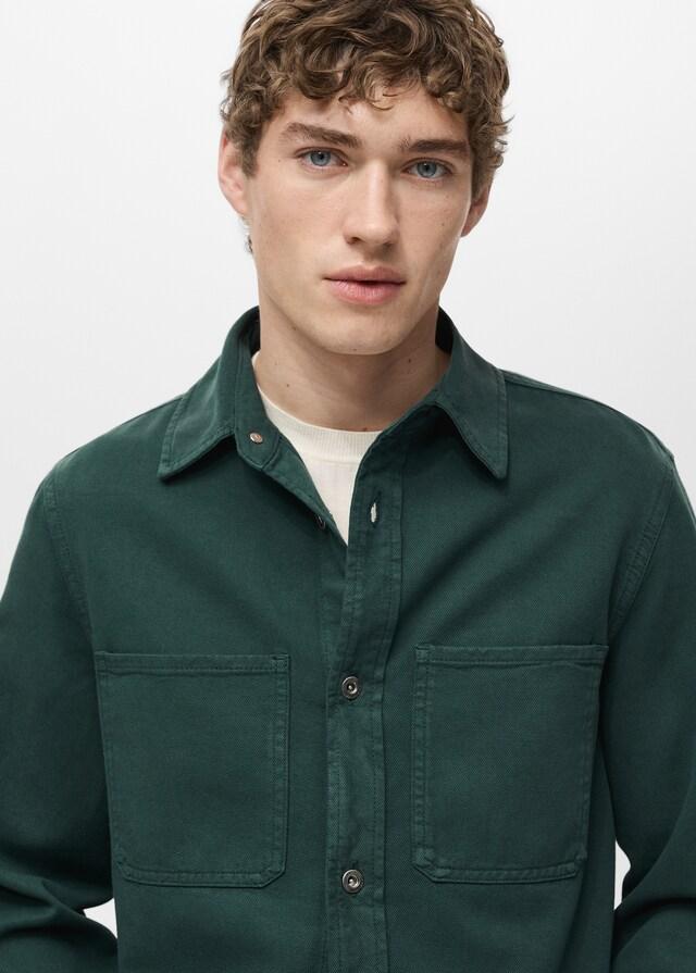 Mango Sobrecamisa tencel regular fit Rebajas online