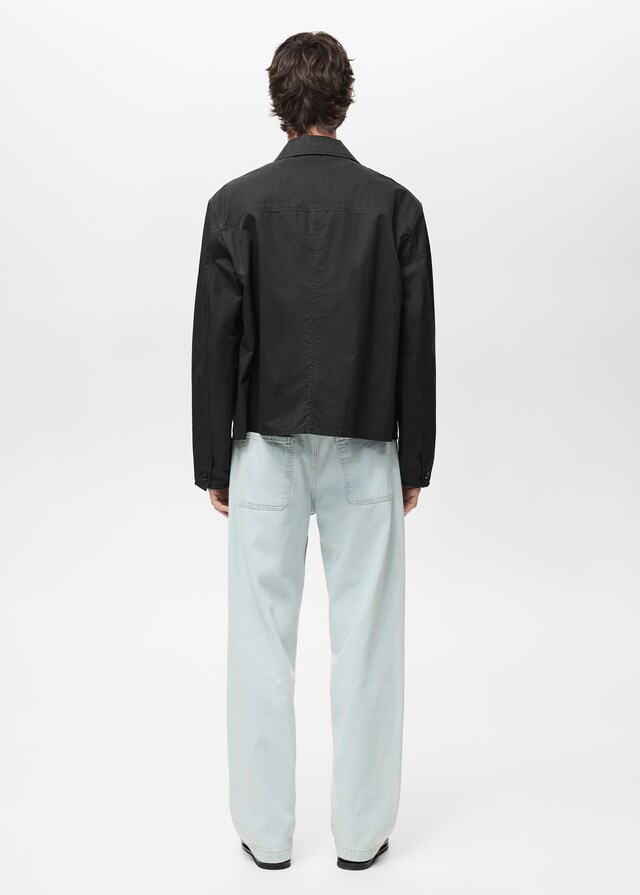 Mango Sobrecamisa relaxed fit algodón Envío gratis