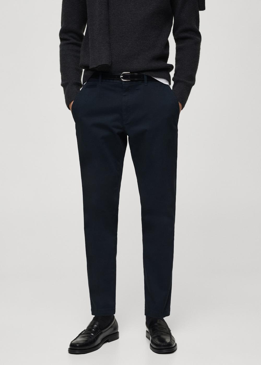 Mango Pantalón Prato chino cropped tappered