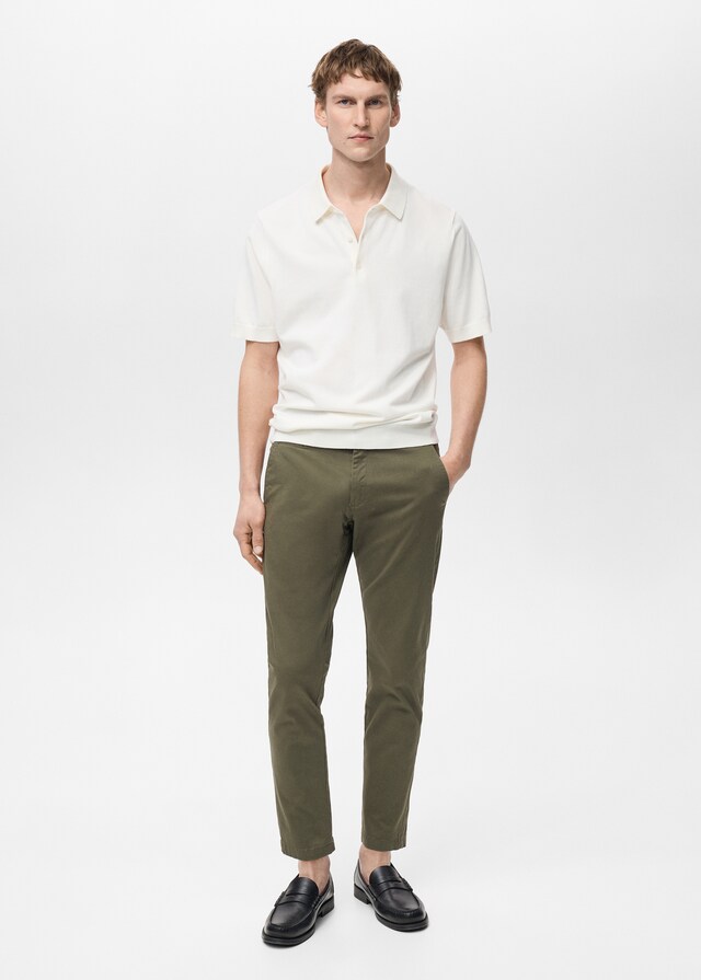 Mango Pantalón Prato chino cropped tappered Últimos 2 días