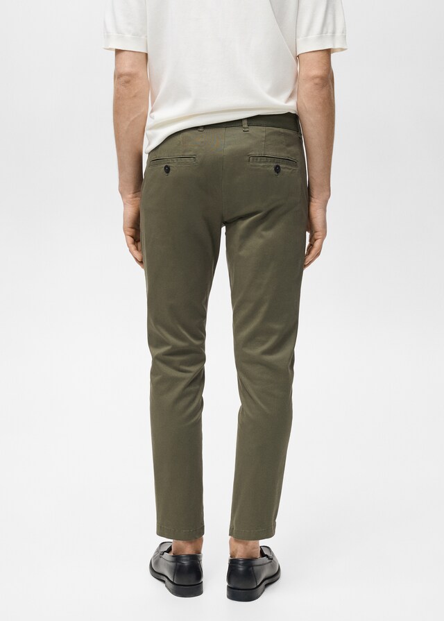 Mango Pantalón Prato chino cropped tappered Últimos 2 días
