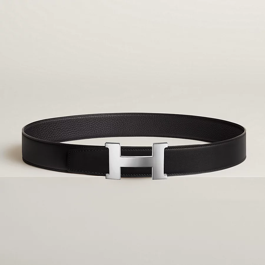 Hermès Hebilla de cinturón Constance & Piel de cinturón reversible 38 mm