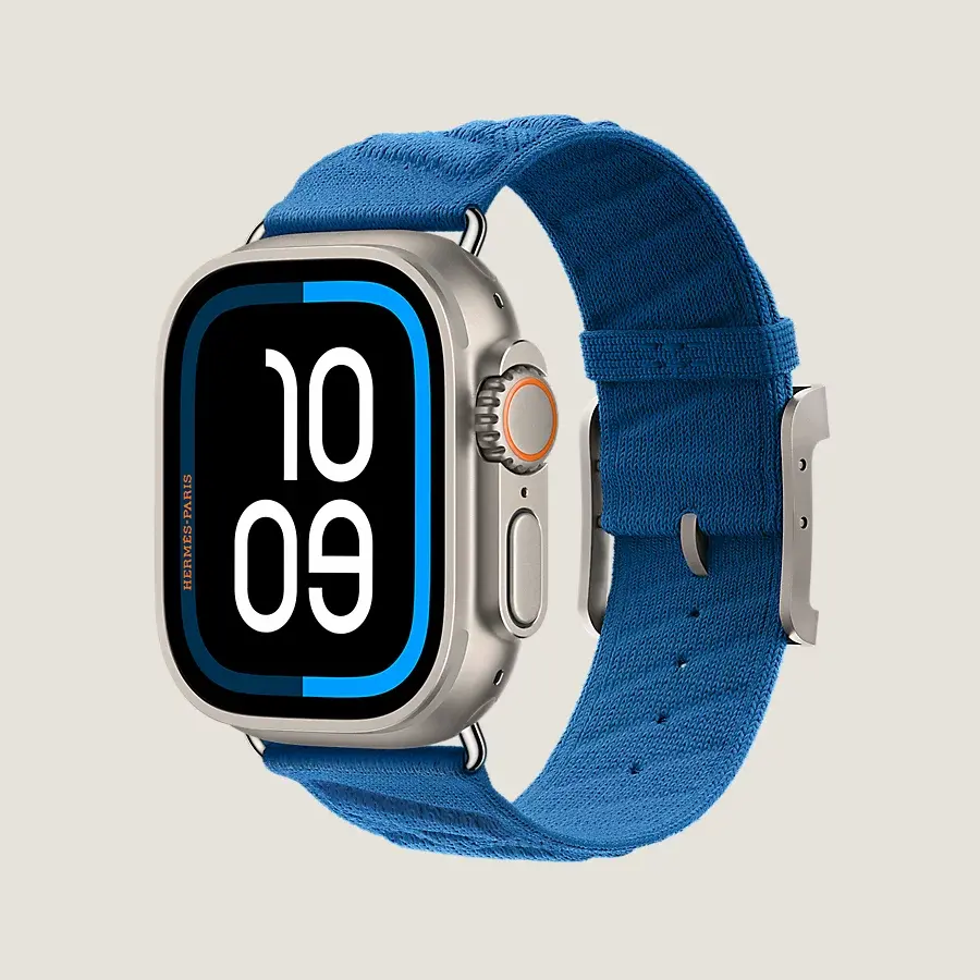 Hermès Caja Ultra 2 & Correa Apple Watch Hermès Ultra Single Tour 49 mm En Mer Último día