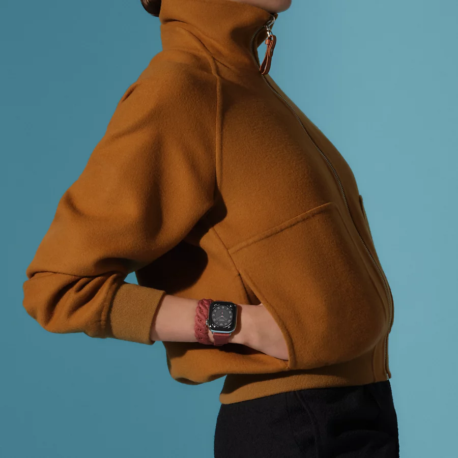 Hermès Caja Series 10 & Correa Apple Watch Hermès Double Tour 42 mm Torsade Promoción trimestral