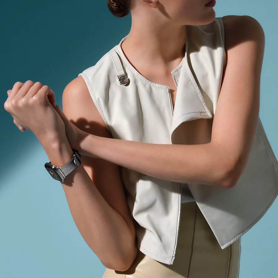 Hermès Caja Series 10 & Correa Apple Watch Hermès Single Tour 42 mm Toile H Solo queda un día