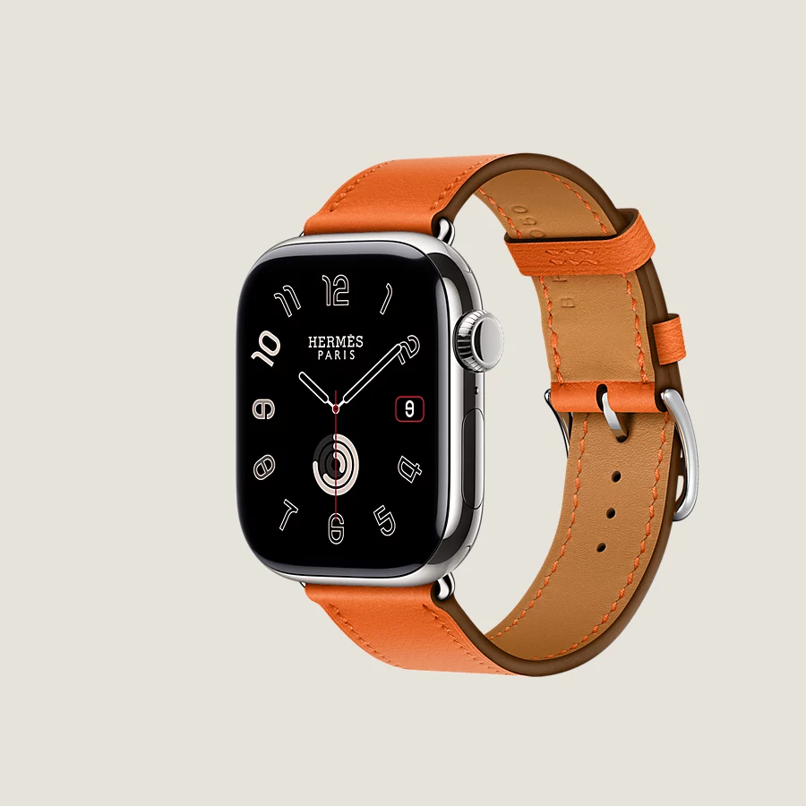 Hermès Caja Series 10 & Correa Apple Watch Hermès Single Tour 42 mm Superdescuento
