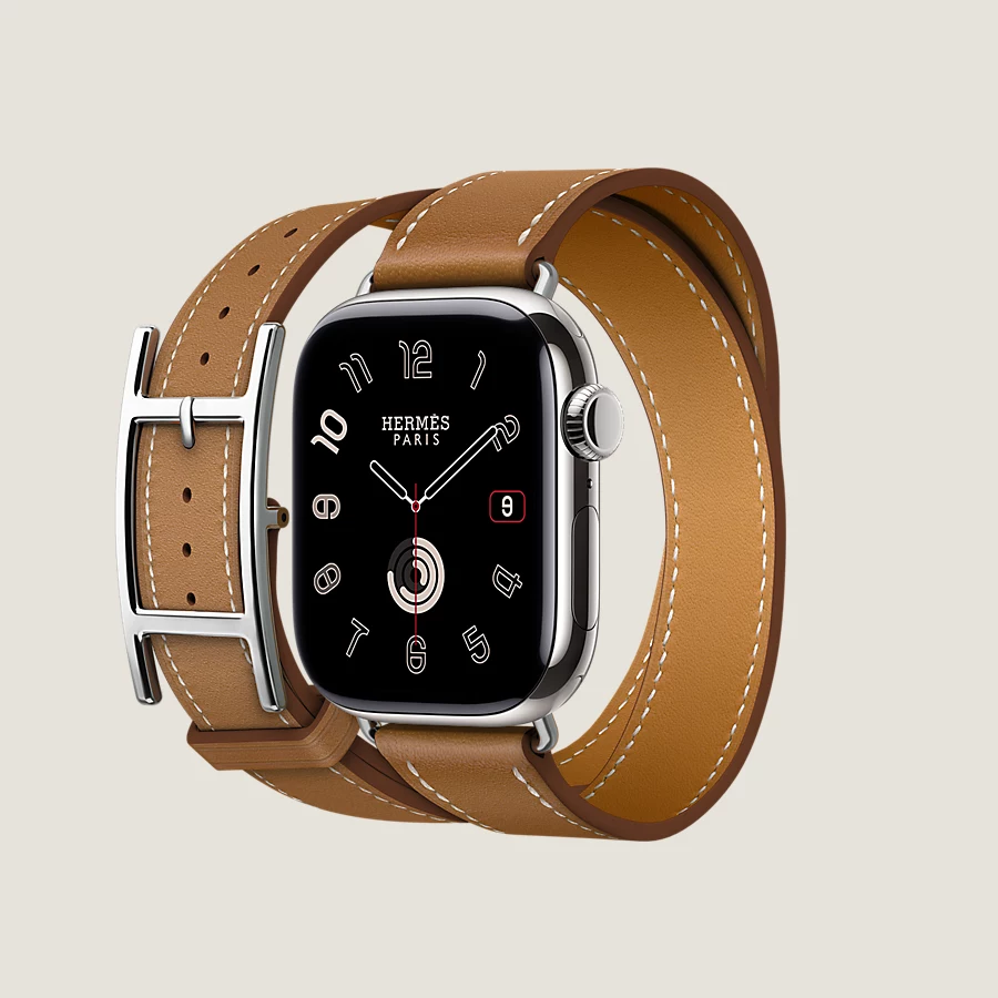 Hermès Caja Series 10 & Correa Apple Watch Hermès Double Tour 42 mm Hapi Liquidación