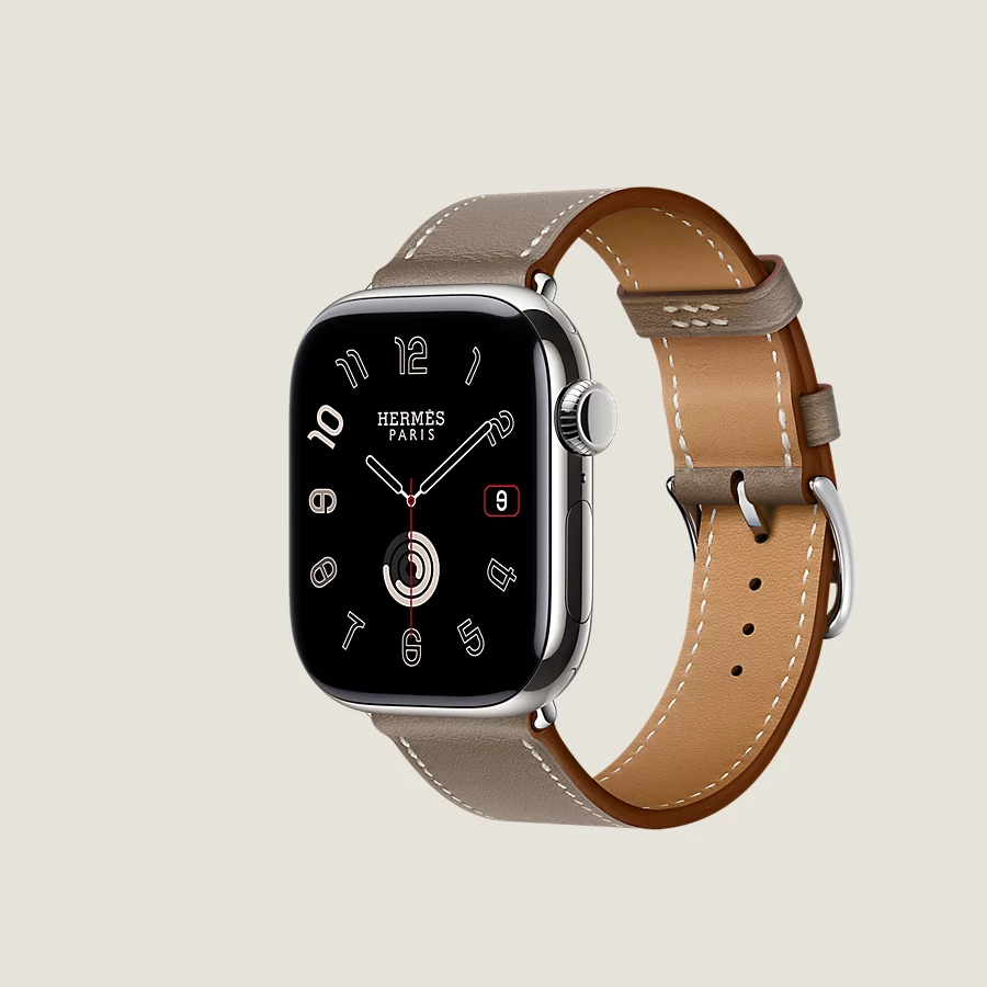Hermès Caja Series 10 & Correa Apple Watch Hermès Single Tour 42 mm Ahorra y exporta