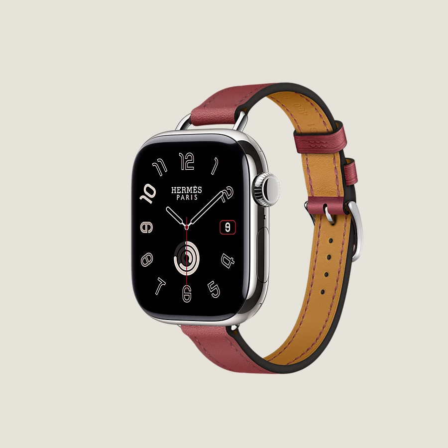 Hermès Caja Series 10 & Correa Apple Watch Hermès Single Tour 42 mm Attelage Precios de Black Friday