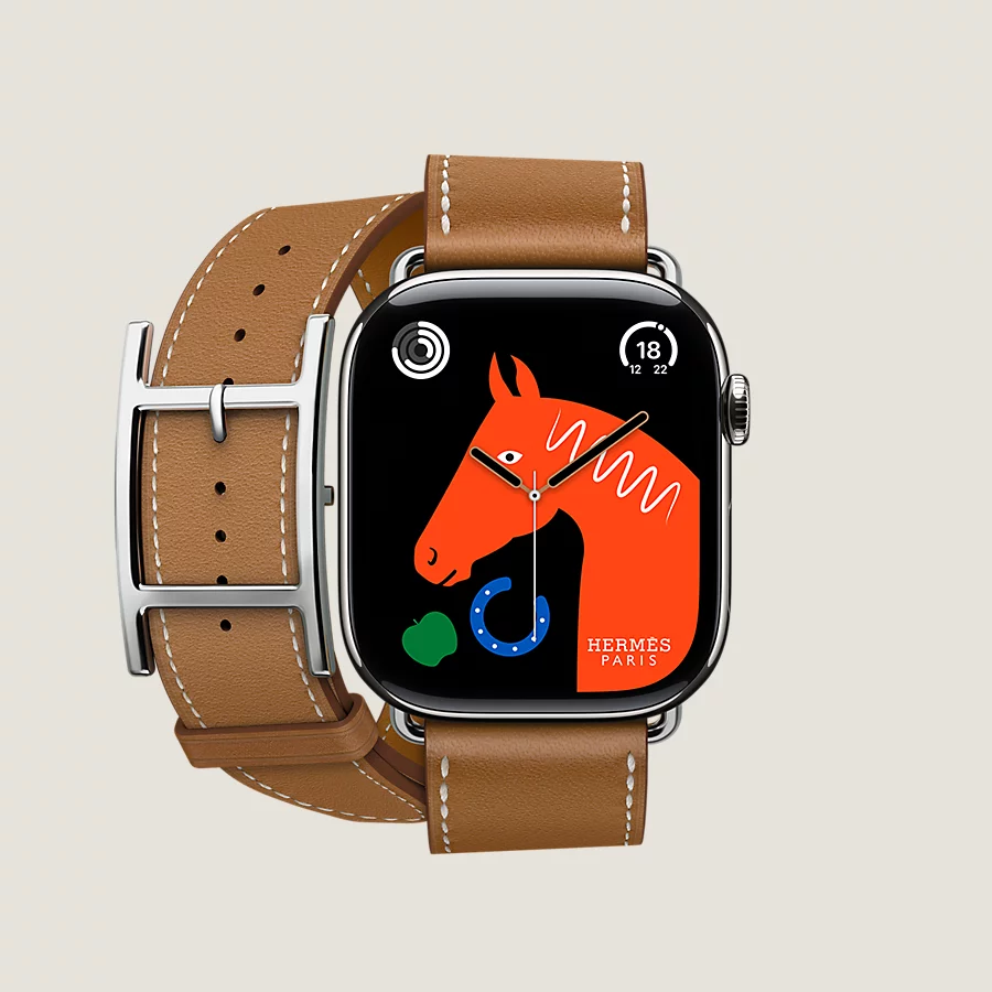 Hermès Caja Series 10 & Correa Apple Watch Hermès Double Tour 46 mm Hapi Devoluciones gratuitas