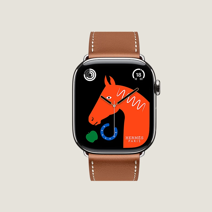 Hermès Caja Series 10 & Correa Apple Watch Hermès Single Tour 46 mm 2025