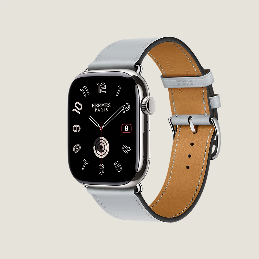 Hermès Caja Series 10 & Correa Apple Watch Hermès Single Tour 46 mm Outlet online