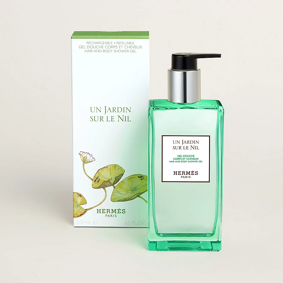 Hermès Un Jardin sur le Nil Gel de ducha para cuerpo y cabello - 200 ml Mejor oferta