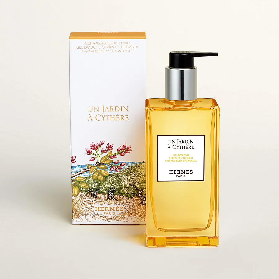 Hermès Un Jardin à Cythère Gel de ducha para cuerpo y cabello - 200 ml Oferta especial