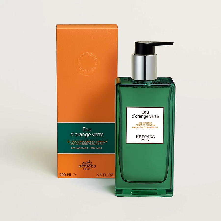Hermès Eau d'orange verte Gel de ducha para cuerpo y cabello - 200 ml Últimos 2 días