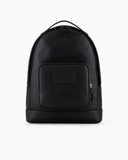 Armani Mochila redonda en piel abatanada