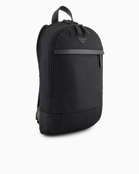 Armani Mochila de nailon reciclado ASV Tienda de fábrica