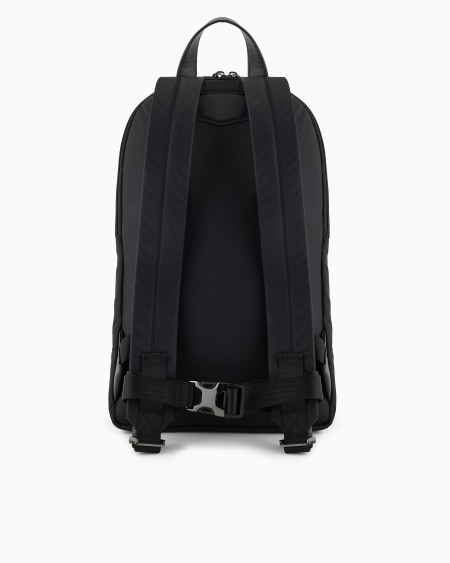 Armani Mochila de nailon reciclado ASV Tienda de fábrica